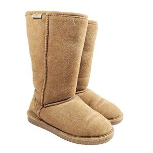 Bearpaw Womens Size 7 Tall Suede Wool-Lined Winter Boots